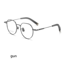 Load image into Gallery viewer, 53mm  Fashion Glasses Women's Comfortable Vintage Polygon Pure Titanium Eyewear Prescription Eyeglasses Frame For Men 2102P
