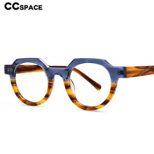 Load image into Gallery viewer, 54139 Retro Acetate Optical Glasses Frames Men Women Two Color Splicing Eyeglasses