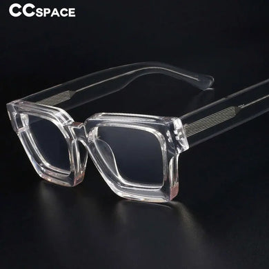 Acetate Frame Eyewear Frame Vintage Square Brand Design Eyeglasses CCspace Oculos De Grau