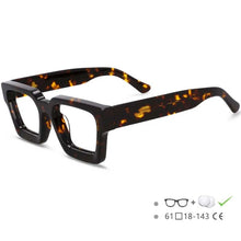 Load image into Gallery viewer, Acetate Frame Eyewear Frame Vintage Square Brand Design Eyeglasses CCspace Oculos De Grau