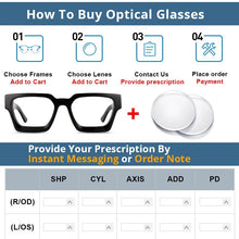 Load image into Gallery viewer, Acetate Frame Eyewear Frame Vintage Square Brand Design Eyeglasses CCspace Oculos De Grau