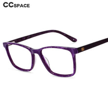 Load image into Gallery viewer, Ladies Acetate Frame Quality Brand Computer Literature Optical Square Candy Color Gilt Texture