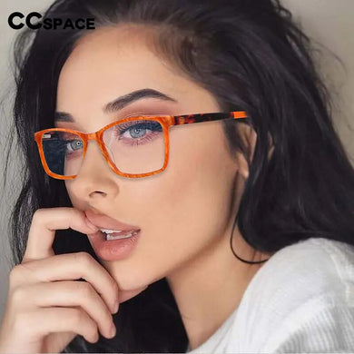 Ladies Acetate Frame Quality Brand Computer Literature Optical Square Candy Color Gilt Texture