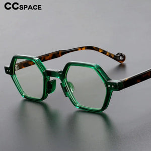 54565 Tr90 Unisex Green Glasses Frames Women Optical  Transparent Computer Eyeglasses Customized Prescription Glasses