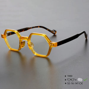 54565 Tr90 Unisex Green Glasses Frames Women Optical  Transparent Computer Eyeglasses Customized Prescription Glasses