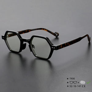 54565 Tr90 Unisex Green Glasses Frames Women Optical  Transparent Computer Eyeglasses Customized Prescription Glasses