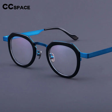 54633 High-Grade Plate Pure Titanium Glasses Frame Round Glasses Frame Ultra-Light Unisex Optical Lenses Eyeglass