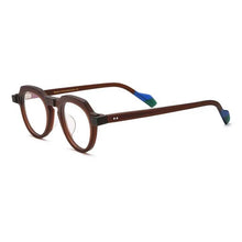 Load image into Gallery viewer, 54702 Round Retro Acetate Optical Glasses Frames Men Women Splicing Glasses Prescription Frame