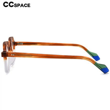 Load image into Gallery viewer, 54702 Round Retro Acetate Optical Glasses Frames Men Women Splicing Glasses Prescription Frame