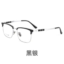 Carica l&#39;immagine nel visualizzatore di Gallery, 54mm    Pure titanium man Square Glasses Frame  Prescription Glasses Optical  Eyeglasses 9017BT