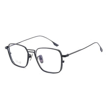 Load image into Gallery viewer, 54mm Men’s Eyeglasses Pure Titanium Quality Square Myopia Hyperopia Eyewear Reading Glasses Anti Reflective 45mm High Full Frame