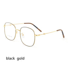 Load image into Gallery viewer, 54mm Round Glasses Clear Lens Fashion Gold Round Metal Frame Optical Men Women Eyeglass Frame  Glasses  2013