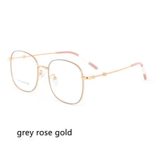 Load image into Gallery viewer, 54mm Round Glasses Clear Lens Fashion Gold Round Metal Frame Optical Men Women Eyeglass Frame  Glasses  2013