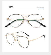 Load image into Gallery viewer, 54mm Ultra pure titanium full frame circular glasses frame for men and women anti blue light prescription glasses frame 9031