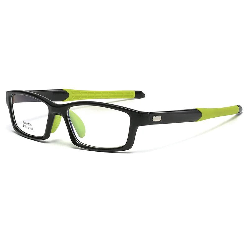 55-18-142 Square Optical Frames Glasses Men's Myopia Rim Athletic Glasses Tr90 Outdoor Glasses for Riding Glasses