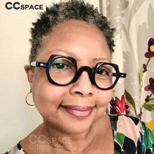 Load image into Gallery viewer, Punk Anti Blue Light Blocking Round Glasses Frame Women Retro Eyeglasses for Ladies Optical Frame Prescription