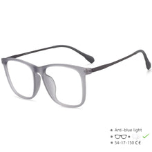 Load image into Gallery viewer, 55521 Vintage Men&#39;s Pure Titanium Glasses Frame Transparent Women&#39;s Matte Black Square Ultra Light Computer Glasses