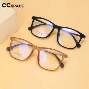 55521 Vintage Men's Pure Titanium Glasses Frame Transparent Women's Matte Black Square Ultra Light Computer Glasses