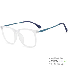 Load image into Gallery viewer, 55521 Vintage Men&#39;s Pure Titanium Glasses Frame Transparent Women&#39;s Matte Black Square Ultra Light Computer Glasses