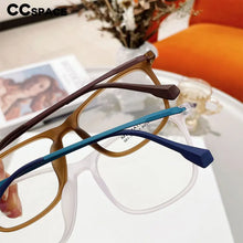 Load image into Gallery viewer, 55521 Vintage Men&#39;s Pure Titanium Glasses Frame Transparent Women&#39;s Matte Black Square Ultra Light Computer Glasses