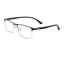 Load image into Gallery viewer, 55739 Square Luxury Anti Blue Metal Glasses Frames Men Optical Fashion Computer Eyeglasses Customized Prescription Glasses