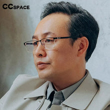 Load image into Gallery viewer, 55739 Square Luxury Anti Blue Metal Glasses Frames Men Optical Fashion Computer Eyeglasses Customized Prescription Glasses