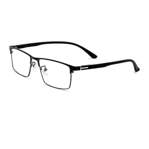 55739 Square Luxury Anti Blue Metal Glasses Frames Men Optical Fashion Computer Eyeglasses Customized Prescription Glasses