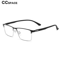 Load image into Gallery viewer, 55739 Square Luxury Anti Blue Metal Glasses Frames Men Optical Fashion Computer Eyeglasses Customized Prescription Glasses