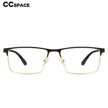 Load image into Gallery viewer, 55739 Square Luxury Anti Blue Metal Glasses Frames Men Optical Fashion Computer Eyeglasses Customized Prescription Glasses