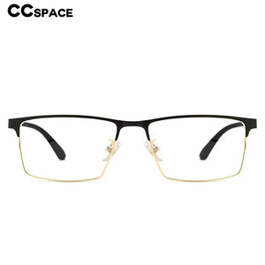 55739 Square Luxury Anti Blue Metal Glasses Frames Men Optical Fashion Computer Eyeglasses Customized Prescription Glasses
