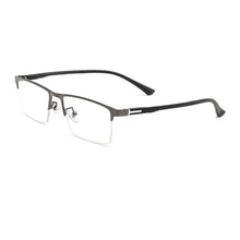 Load image into Gallery viewer, 55739 Square Luxury Anti Blue Metal Glasses Frames Men Optical Fashion Computer Eyeglasses Customized Prescription Glasses