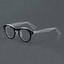 Load image into Gallery viewer, 55765 Vintage Leopard Acetate Glasses Frame Women Round Myopia Optical Prescription Eyeglasses Frame Men   Brand Eyewear