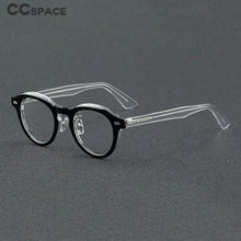 Load image into Gallery viewer, 55765 Vintage Leopard Acetate Glasses Frame Women Round Myopia Optical Prescription Eyeglasses Frame Men   Brand Eyewear