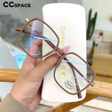 Load image into Gallery viewer, 55877 Blue Light Blocking Computer Glasses Women Fashion Big Size Vintage Square Eyewear Anti Eyestrain Transparent Eyeglasses