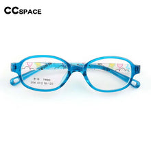 Load image into Gallery viewer, 55901 Girls Transparent Glasses Plain Glasses Children Radiation Protection for Kid Customized Prescription Glasses