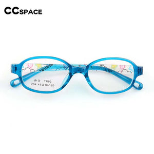 55901 Girls Transparent Glasses Plain Glasses Children Radiation Protection for Kid Customized Prescription Glasses