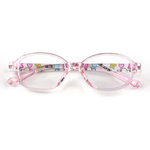 Load image into Gallery viewer, 55901 Girls Transparent Glasses Plain Glasses Children Radiation Protection for Kid Customized Prescription Glasses