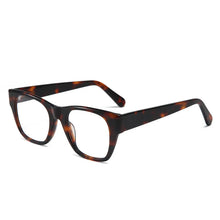 Carica l&#39;immagine nel visualizzatore di Gallery, 55933 Acetate Fiber Spectacle Frame Women Anti Blue Glasses Frames with Spring Hinges Female Cute Myopia Prescription Eyewear