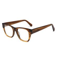 Carica l&#39;immagine nel visualizzatore di Gallery, 55933 Acetate Fiber Spectacle Frame Women Anti Blue Glasses Frames with Spring Hinges Female Cute Myopia Prescription Eyewear