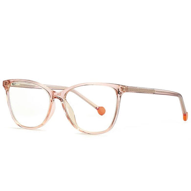 55mm     Anti Blue Light Computer Glasses TR  Women Big Frame Cat Eye  Frame  Eyeglasses pc girls glasses   2030