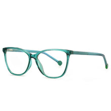 Load image into Gallery viewer, 55mm     Anti Blue Light Computer Glasses TR  Women Big Frame Cat Eye  Frame  Eyeglasses pc girls glasses   2030
