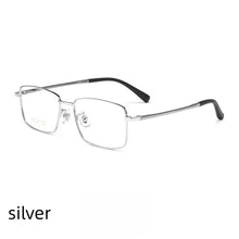 Load image into Gallery viewer, 55mm Large size widened big face Fat Glasses frame Business men&#39;s titanium alloy  glasses myopia frame N80012N