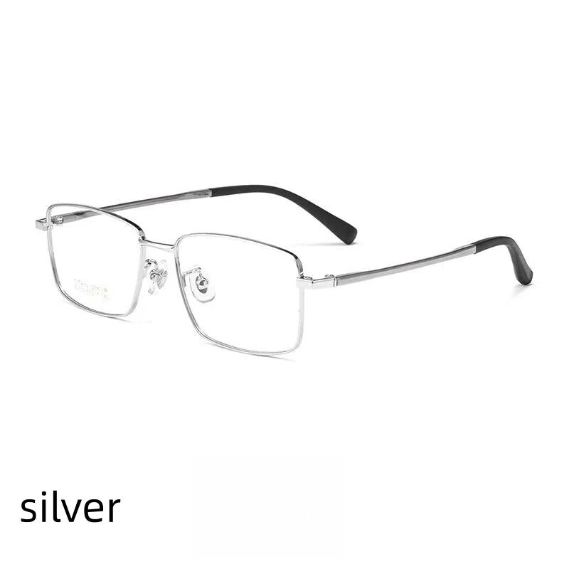 55mm Large size widened big face Fat Glasses frame Business men's titanium alloy  glasses myopia frame N80012N