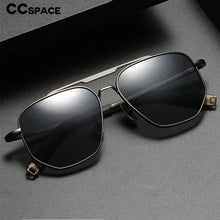 Load image into Gallery viewer, 56244 Luxury Brand Polarized Sunglasses Men Pilot Eyeglasses Titanium Alloy Frame High-Grade Anti-Glare Anti Reflective Shades