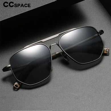 56244 Luxury Brand Polarized Sunglasses Men Pilot Eyeglasses Titanium Alloy Frame High-Grade Anti-Glare Anti Reflective Shades
