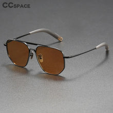 Load image into Gallery viewer, 56244 Luxury Brand Polarized Sunglasses Men Pilot Eyeglasses Titanium Alloy Frame High-Grade Anti-Glare Anti Reflective Shades