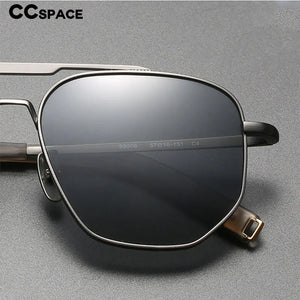 56244 Luxury Brand Polarized Sunglasses Men Pilot Eyeglasses Titanium Alloy Frame High-Grade Anti-Glare Anti Reflective Shades