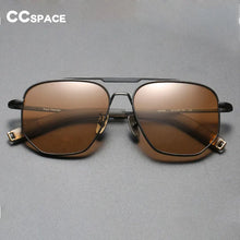 Load image into Gallery viewer, 56244 Luxury Brand Polarized Sunglasses Men Pilot Eyeglasses Titanium Alloy Frame High-Grade Anti-Glare Anti Reflective Shades