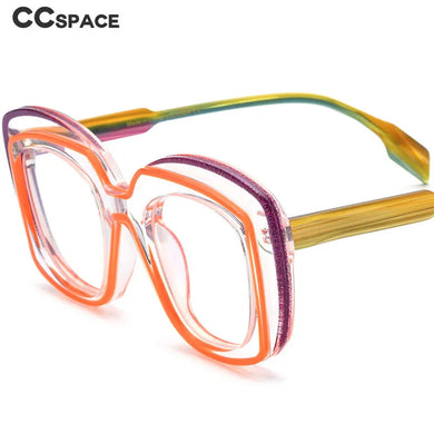 56319 Acetate Large Frame Optical Men Women Vintage Myopia Prescription Eyeglasses  Designer Handmade Eyewear