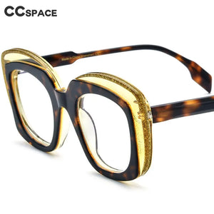 56319 Acetate Large Frame Optical Men Women Vintage Myopia Prescription Eyeglasses  Designer Handmade Eyewear